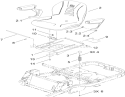 Seat Assembly Diagram and Parts List for 74914 290000001-290999999 - 2009 Toro Lawn Tractor