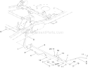 Parking Brake Assembly Diagram and Parts List for 74822 290000001-290999999 - 2009 Toro Lawn Tractor