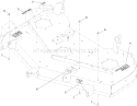 Deck and Decal Assembly Diagram and Parts List for 74914 290000001-290999999 - 2009 Toro Lawn Tractor