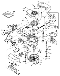 Engine Tecumseh Model No. Tnt 100-10062c Diagram and Parts List for 18060 9000001 - 9999999 Toro Lawn Mower
