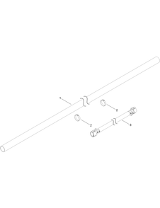 Ship Kit  Hose And Clamp Assembly No. Au10mm1225 Diagram and Parts List for 23897 400000000 - 999999999 Toro Lawn Tractor Accessories
