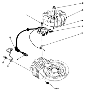Engine Assembly Model No. 47ph7 Diagram and Parts List for 22025C 8000001 - 8999999 Toro Lawn Mower
