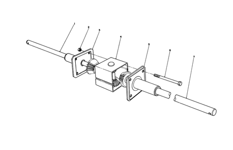 Differential Assembly Diagram and Parts List for 56185 1000001 - 1999999 Toro Lawn Tractor