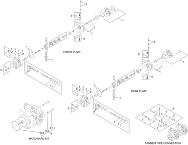 Tandem Pump Assembly No. 138-0767 Diagram and Parts List for 22328 408963400 - 409588175 Toro Lawn Tractor Accessories