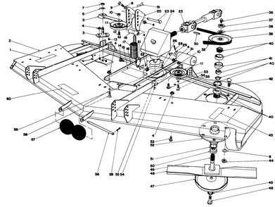 Part Location Diagram of 44-5960 Toro DISCONTINUED
