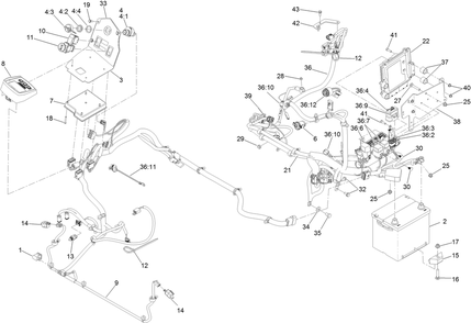 Part Location Diagram of 135-0997 Toro Controler-Engine