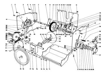 Traction Assembly Diagram and Parts List for 31823 6000001 - 6999999 Toro Snow Blower