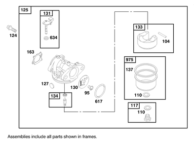 Engine Briggs & Stratton Model 12f802-1767-E1 Diagram and Parts List for 20803 8900001 - 8999999 Toro Lawn Mower