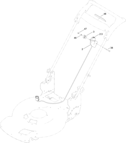 Starter Switch Assembly Diagram and Parts List for 21468 413000000 - 999999999 Toro Lawn Mower