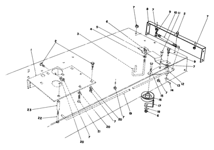 Traction Assembly Diagram and Parts List for 56155 4000001 - 4999999 Toro Lawn Tractor