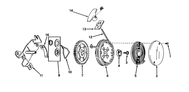 Rewind Starter No. 590450a Diagram and Parts List for 20775 0000001 - 0999999 Toro Lawn Mower