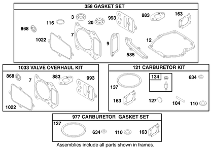 Engine Gts-200 Diagram and Parts List for 20786 8900001 - 8999999 Toro Lawn Mower