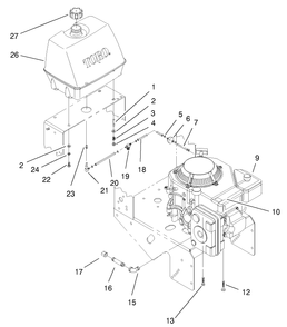 Part Location Diagram of E543277 Toro DISCONTINUED