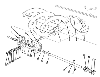 Auger Assembly Diagram and Parts List for 79361 5900001 - 5999999 Toro Lawn Tractor