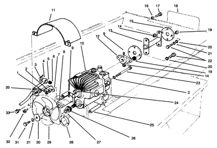 Transmission & Drive Coupling Assembly Diagram and Parts List for 30620 690001 - 699999 Toro Lawn Tractor