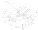 Shifting Components Assembly Diagram and Parts List for 77102 200000001-200999999 - 2000 Toro Lawn Tractor
