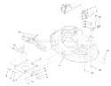 38" Deck Engagement Components Assembly Diagram and Parts List for 77102 200000001-200999999 - 2000 Toro Lawn Tractor