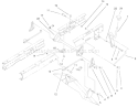 Height Of Cut Components Assembly Diagram and Parts List for 77104 200000001-200999999 - 2000 Toro Lawn Tractor