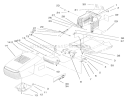 Hood & Tower Assembly Diagram and Parts List for 77104 200000001-200999999 - 2000 Toro Lawn Tractor
