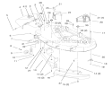 Baffle, Deflector & Cover Assembly Diagram and Parts List for 77106 200000001-200999999 - 2000 Toro Lawn Tractor