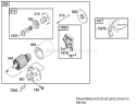 Part Location Diagram of 490324 Tecumseh Cover-starter Drive