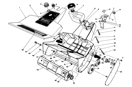 Part Location Diagram of 42-5910 Toro DISCONTINUED