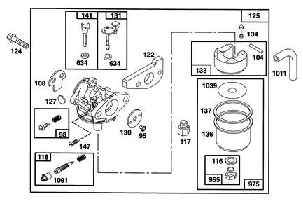 Engine Gts 150 Diagram and Parts List for 22150 5900001 - 5999999 Toro Lawn Mower