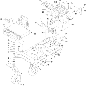 Part Location Diagram of 147-4825 Toro Guide-Belt