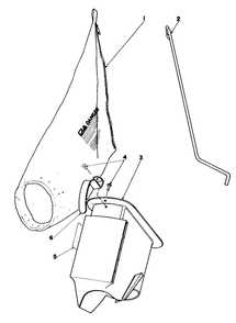 Bagging Kit No. 47-6510 (Optional) Diagram and Parts List for 16785 5000001 - 5999999 Toro Lawn Mower