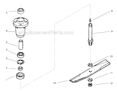 Part Location Diagram of 112674 Toro Shaft-spindle