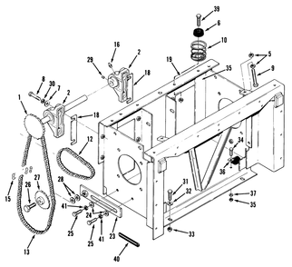 Transmission Drive Diagram and Parts List for Z1-24OE03  Toro Lawn Tractor