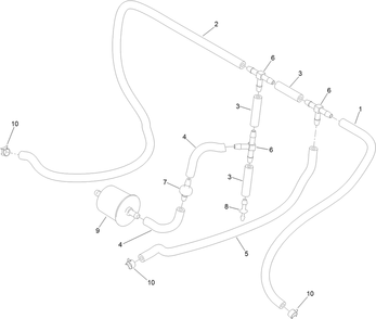 Part Location Diagram of 106-8150 Exmark Fitting-Straight