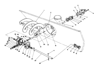 Snow Thrower 2 Diagram and Parts List for 30754 (800001-899999)(1988) Toro Lawn Tractor