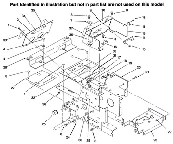 Hoodstand, Console Diagram and Parts List for 73422 6900001 - 6999999 Toro Lawn Tractor