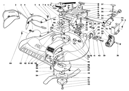 21" Whirlwind S.P. Implement Diagram and Parts List for 20313 1000001 - 1999999 Toro Lawn Mower