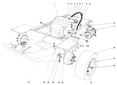 Part Location Diagram of 37-9900 Toro Gas Tank (Incl. Ref. #2 & 3)