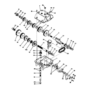 Transmission Model 700-025 Diagram and Parts List for 56123 9000001 - 9999999 Toro Lawn Tractor