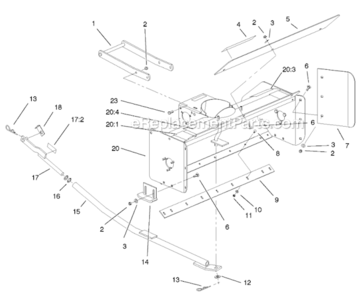 Part Location Diagram of 92-8652 Toro Decal-Warning