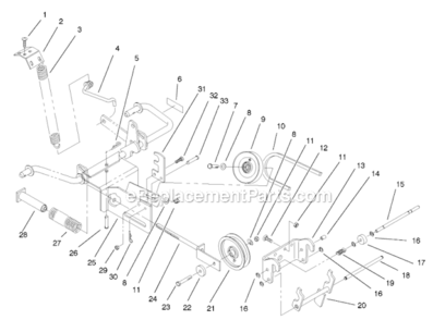 Part Location Diagram of 85-7490 Toro Decal-Warning