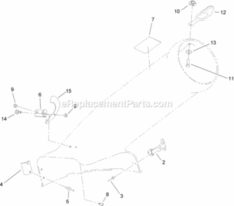 50_Inch_Chute_Assembly_No_112-3971 Diagram and Parts List for 79324 270000001 - 270999999 Toro Lawn Tractor Accessories