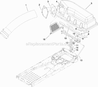 Part Location Diagram of 109-6809 Toro DECAL-CAUTION BAGGER