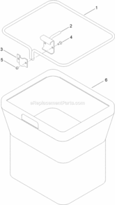 Bag_Assembly_No_112-3994 Diagram and Parts List for 79333 311000001 - 311999999 Toro Lawn Tractor Accessories