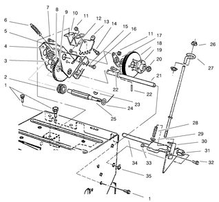 Traction Assembly (Continued) Diagram and Parts List for 38062 8900001 - 8999999 Toro Snow Blower