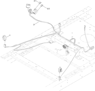 Fuse And Wire Harness Assembly Diagram and Parts List for 74750 316000001 - 316999999 Toro Lawn Tractor