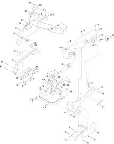 Fuel Tank Assembly Diagram and Parts List for 76530 418300000 - 418499999 Toro Lawn Tractor