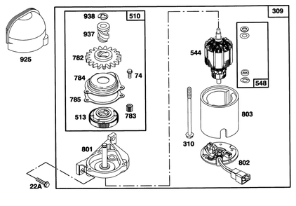 Engine Gts 150 (Model No. 20466 Only)(Model No. 97777-0311-A1) Diagram and Parts List for 20465 5900001 - 5999999 Toro Lawn Mower