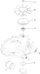 Lh Transaxle Assembly No. 126-9064 Diagram and Parts List for 39514 413000000 - 999999999 Toro Aerator