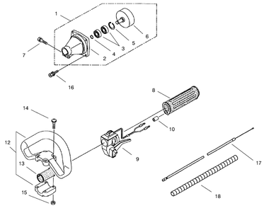Part Location Diagram of M220156 Toro Clutch Case