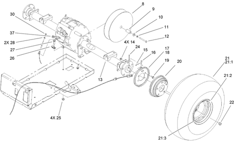 Part Location Diagram of 322-33 Toro SCREW-HH