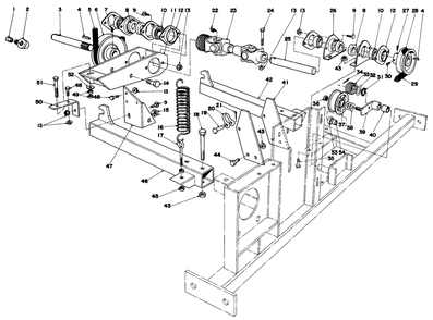 Part Location Diagram of 282-4 Toro SHACKLE